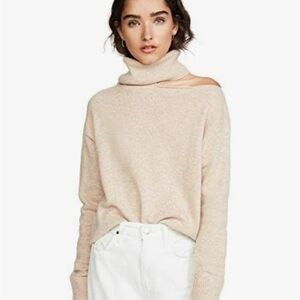 PAIGE Raundi Women's Beige Turtleneck Sweater M